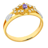 Anel de formatura em ouro 18k - Carol